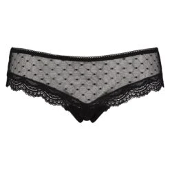 Slip Brésilien Embroidered Mesh - Noir 8 Slip Brésilien Embroidered Mesh - Noir -Sous-vêtement Soldes 2024 101991 5