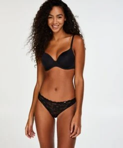 Soutien-gorge T-shirt Basic - Noir -Sous-vêtement Soldes 2024 104473 3