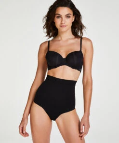 Slip Raffermissant Taille Haute - Noir