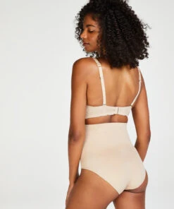 Slip Raffermissant Taille Haute - Beige -Sous-vêtement Soldes 2024 110062 4