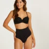 String Raffermissant Taille Haute Sans Coutures - Noir