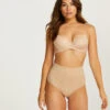 String Raffermissant Taille Haute Sans Coutures - Beige
