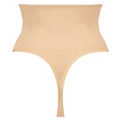 String Raffermissant Taille Haute Sans Coutures - Beige -Sous-vêtement Soldes 2024 110070 6