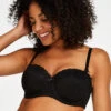 Soutien-gorge à Armatures Préformé Sans Bretelles Maya - Noir