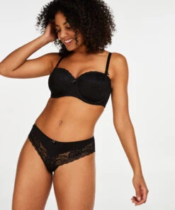 Soutien-gorge à Armatures Préformé Sans Bretelles Maya - Noir -Sous-vêtement Soldes 2024 111698 3