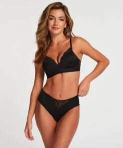 Slip Taille Haute Sophie - Noir