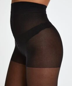 Lot De 2 Collants 30 Denier - Noir -Sous-vêtement Soldes 2024 117696 2