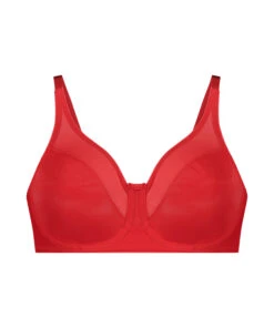 Soutien-gorge à Armatures Non-préformé Minimiseur Nina - Rouge -Sous-vêtement Soldes 2024 131723 5