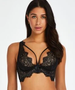 Soutien-gorge à Armatures Non-préformé Longline Marilee - Noir