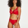Slip Taille Haute Diva - Rouge
