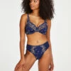 Slip Taille Haute Diva - Bleu