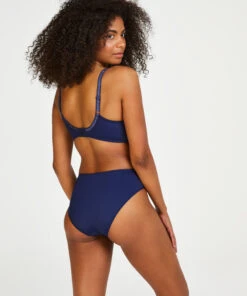 Slip Taille Haute Diva - Bleu -Sous-vêtement Soldes 2024 157617 4