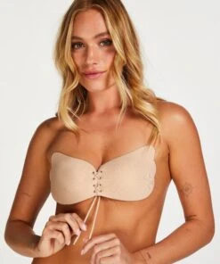 Soutien-gorge Push-up Autocollant - Beige