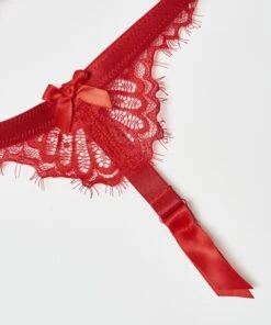 Jarretelles Private - Rouge -Sous-vêtement Soldes 2024 168397 6