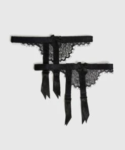 Jarretelles Private - Noir 8 Jarretelles Private - Noir -Sous-vêtement Soldes 2024 168398 5