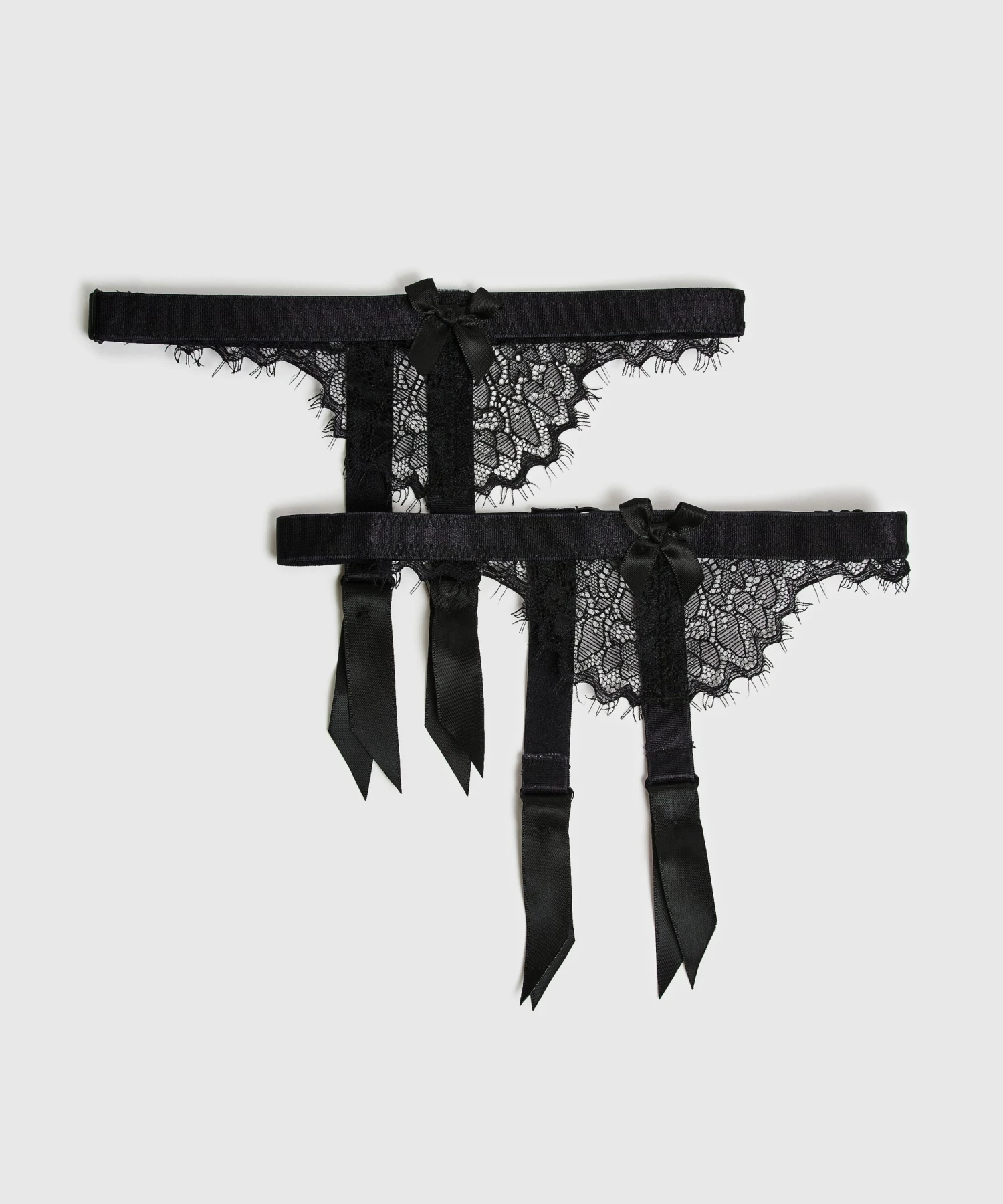 Jarretelles Private - Noir 4 Jarretelles Private - Noir – Image 4