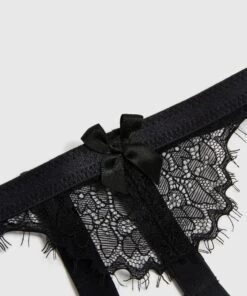 Jarretelles Private - Noir 9 Jarretelles Private - Noir -Sous-vêtement Soldes 2024 168398 6