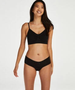 Slip Brésilien En Forme De V London - Noir