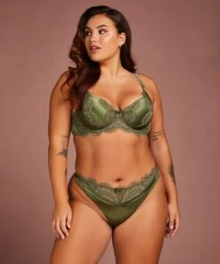 Soutien-gorge Rembourré à Armatures Hannako - Vert -Sous-vêtement Soldes 2024 170998 12