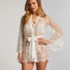 Kimono Lace Isabelle - Blanc