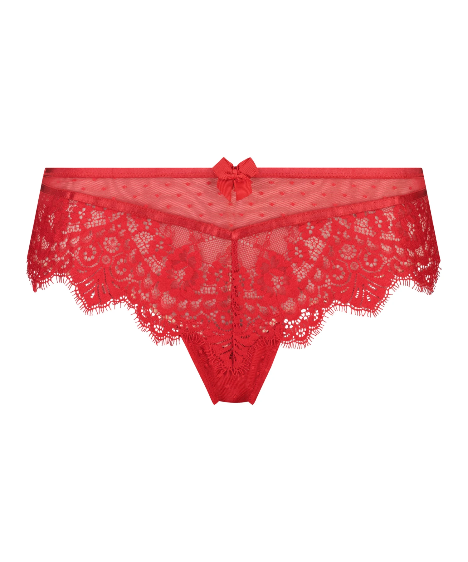 Slip Brésilien Marilee - Rouge 6 Slip Brésilien Marilee - Rouge – Image 6