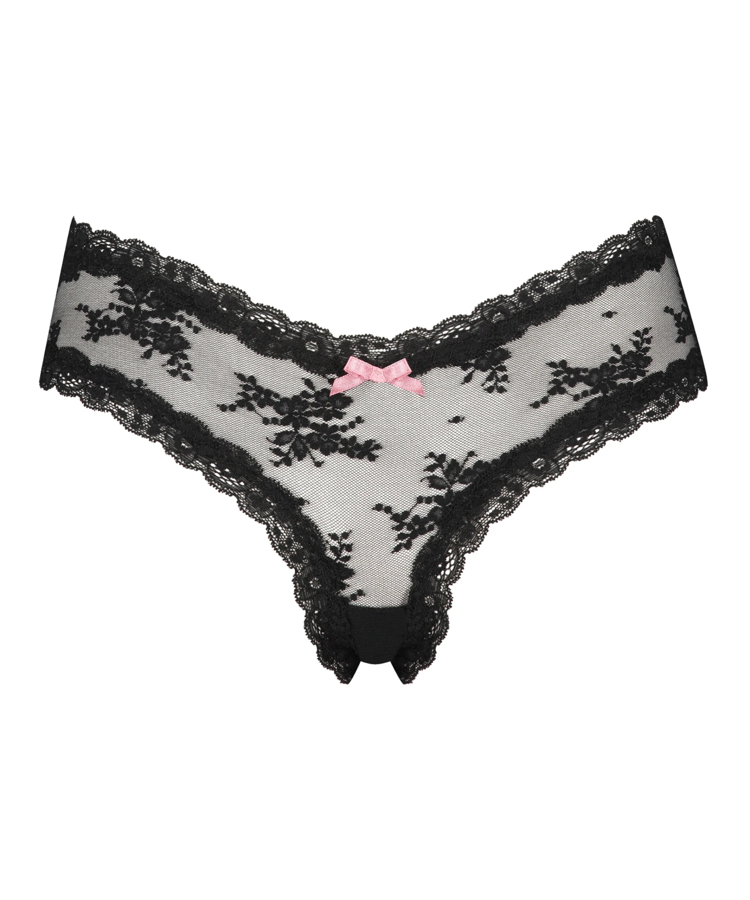 Slip Brésilien V-shape Mesh - Noir 6 Slip Brésilien V-shape Mesh - Noir – Image 6