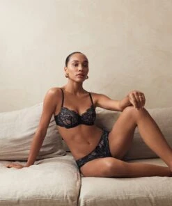 Soutien-gorge à Armatures Préformé Teddy - Noir