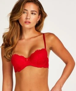 Soutien-gorge à Armatures Préformé Teddy - Rouge