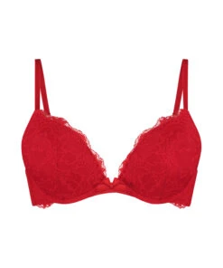 Soutien-gorge Push-up à Armatures Préformé Teddy - Rouge -Sous-vêtement Soldes 2024 178638 5