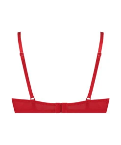 Soutien-gorge Push-up à Armatures Préformé Teddy - Rouge -Sous-vêtement Soldes 2024 178638 6