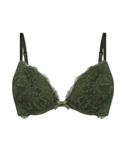 Soutien-gorge Push-up à Armatures Préformé Teddy - Vert -Sous-vêtement Soldes 2024 178641 5