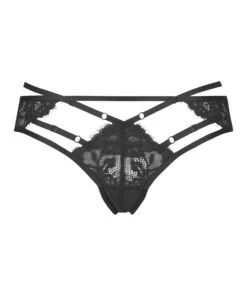 Slip Brésilien Ouvert Iggy - Noir -Sous-vêtement Soldes 2024 182485 5