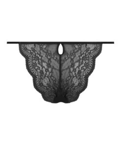 Slip Brésilien Isabelle - Noir -Sous-vêtement Soldes 2024 184824 6