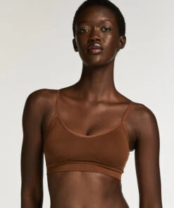 Bralette à Lanières - Marron