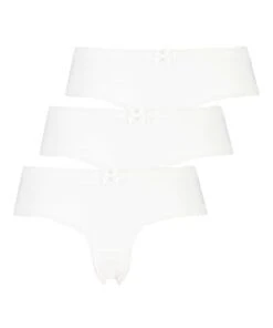 Lot De 3 Slips Brésiliens London - Blanc 8 Lot De 3 Slips Brésiliens London - Blanc -Sous-vêtement Soldes 2024 186122 5