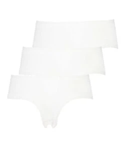 Lot De 3 Slips Brésiliens London - Blanc 9 Lot De 3 Slips Brésiliens London - Blanc -Sous-vêtement Soldes 2024 186122 6