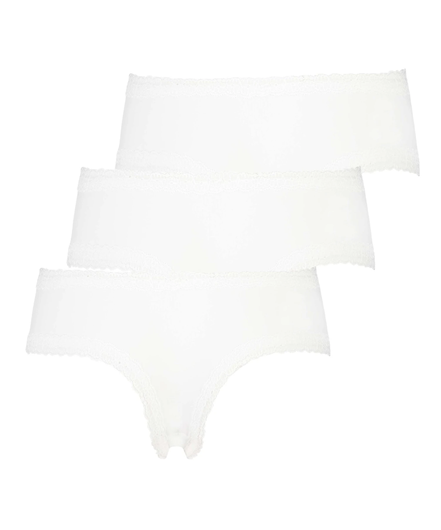 Lot De 3 Slips Brésiliens London - Blanc 5 Lot De 3 Slips Brésiliens London - Blanc – Image 5