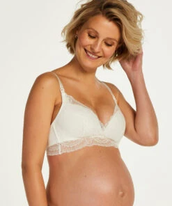 Soutien-gorge D'allaitement Préformé Sans Armatures Gracie - Blanc