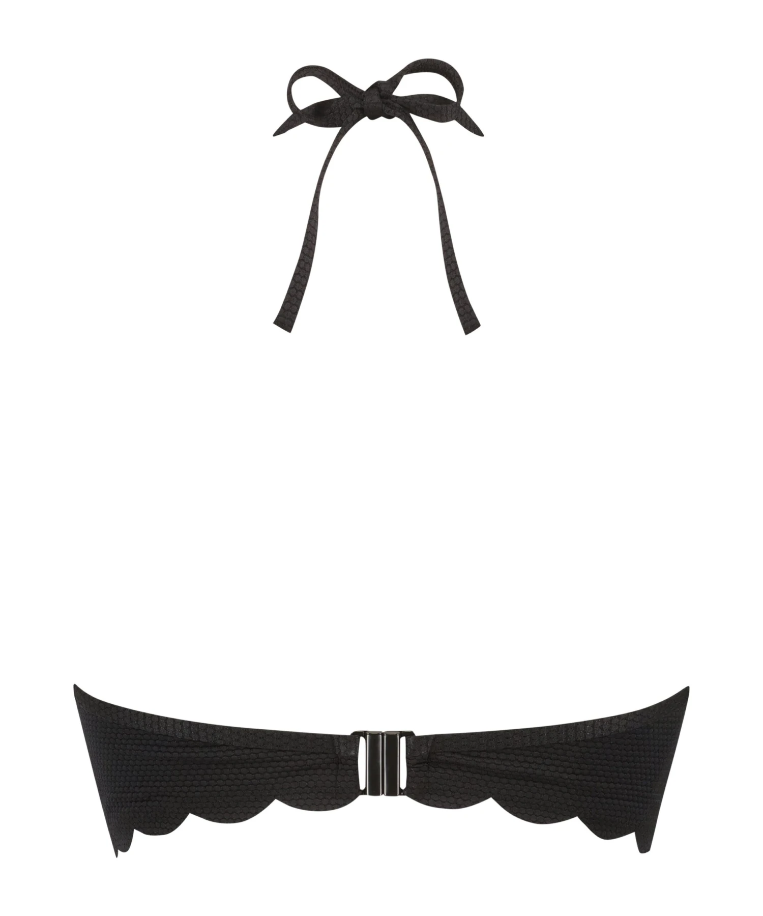 Haut De Bikini à Armatures à Effet Push-up Préformé Scallop Taille A - E - Noir 6 Haut De Bikini à Armatures à Effet Push-up Préformé Scallop Taille A - E - Noir – Image 6