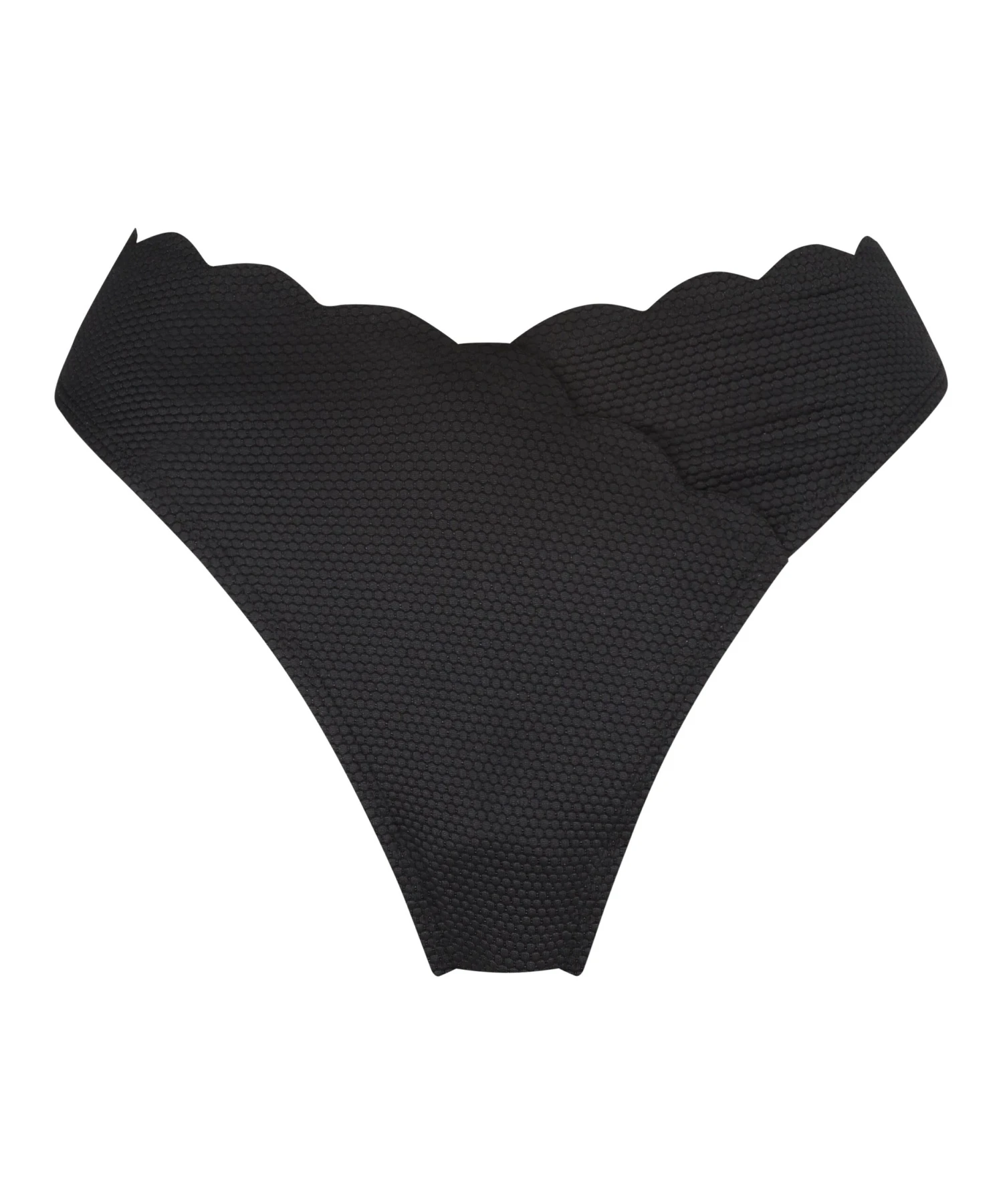Bas De Bikini échancré Scallop - Noir 5 Bas De Bikini échancré Scallop - Noir – Image 5