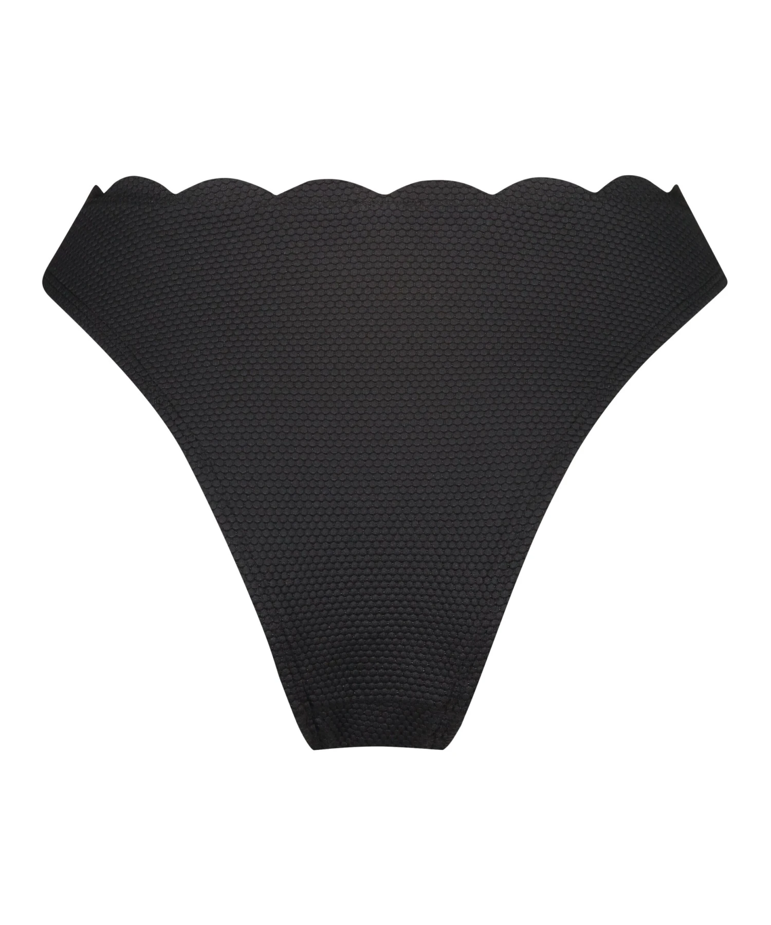 Bas De Bikini échancré Scallop - Noir 6 Bas De Bikini échancré Scallop - Noir – Image 6