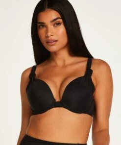 Haut De Bikini Push-up Luxe Taille A - E - Noir
