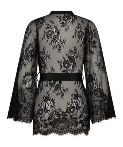 Kimono Lace Isabelle - Noir 9 Kimono Lace Isabelle - Noir -Sous-vêtement Soldes 2024 191636 6