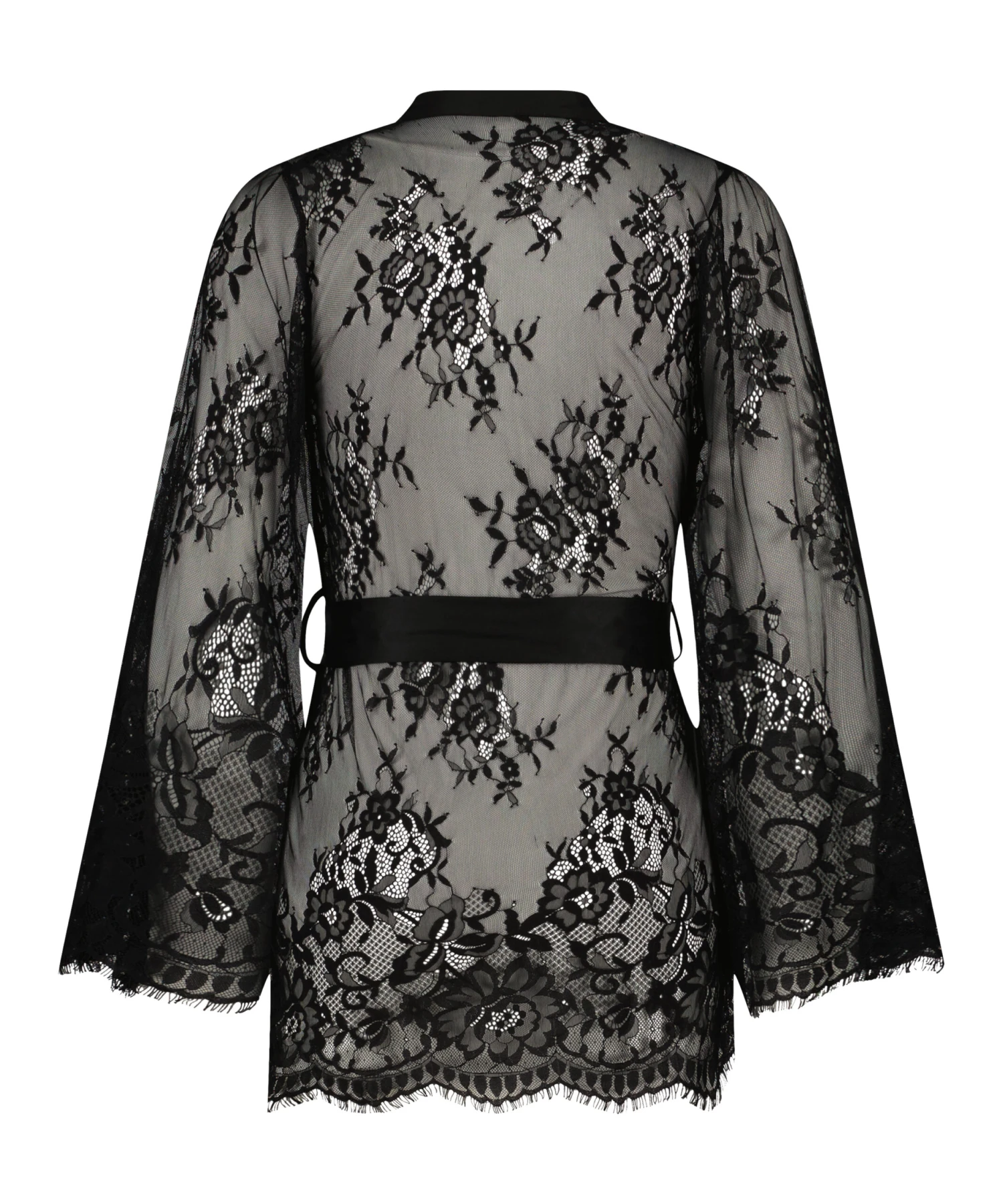 Kimono Lace Isabelle - Noir 5 Kimono Lace Isabelle - Noir – Image 5