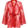 Kimono Lace Isabelle - Rouge