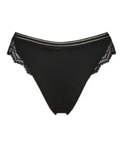 Slip Brésilien échancré Sully - Noir -Sous-vêtement Soldes 2024 191893 6