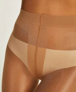 2 Paires De Collants 20 Deniers - Beige -Sous-vêtement Soldes 2024 191978 2