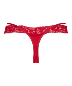 String En V Taille Très Basse Elliena - Rouge -Sous-vêtement Soldes 2024 194037 6