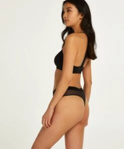 String Mesh Invisible échancré - Noir -Sous-vêtement Soldes 2024 194294 4