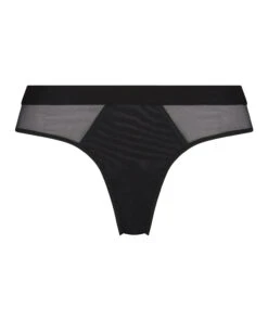 Slip Brésilien Invisible Mesh - Noir -Sous-vêtement Soldes 2024 194295 5